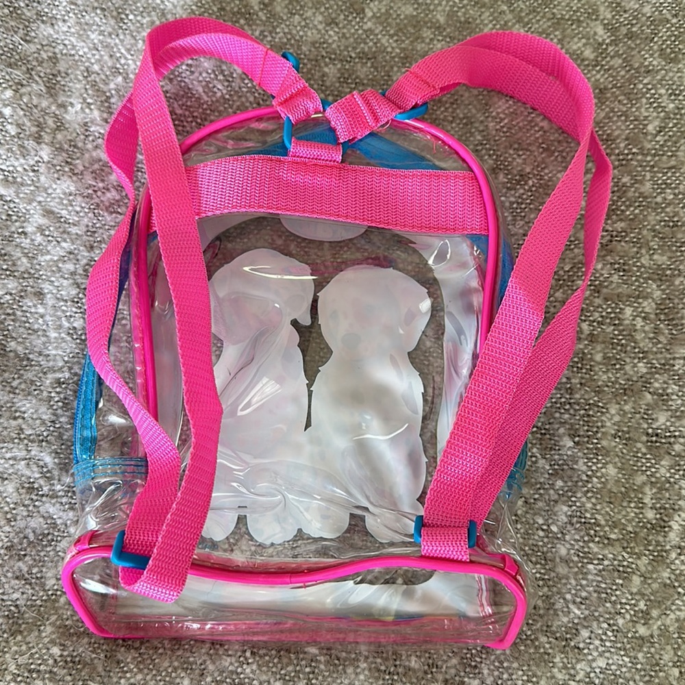 Vintage Lisa Frank spotty and dotty clear mini backpack. - Picture 2 of 4